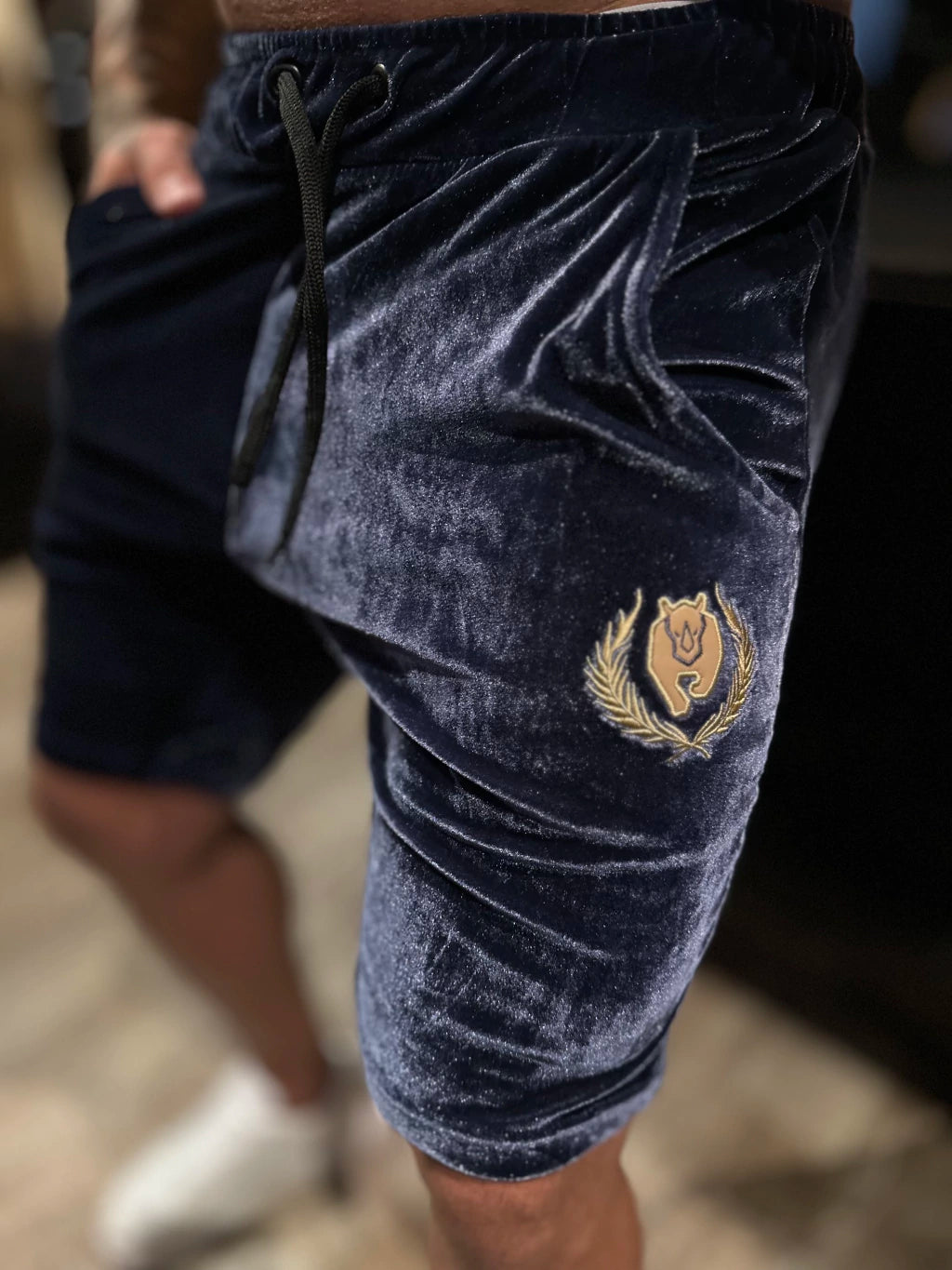CONJUNTO VELUDO MOLHADO BLUE
