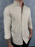 CAMISA M/L OXFORD PONTO H