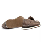 Mocassim Casual Masculino Nobuck Grey