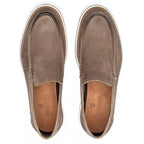 Mocassim Casual Masculino Nobuck Grey