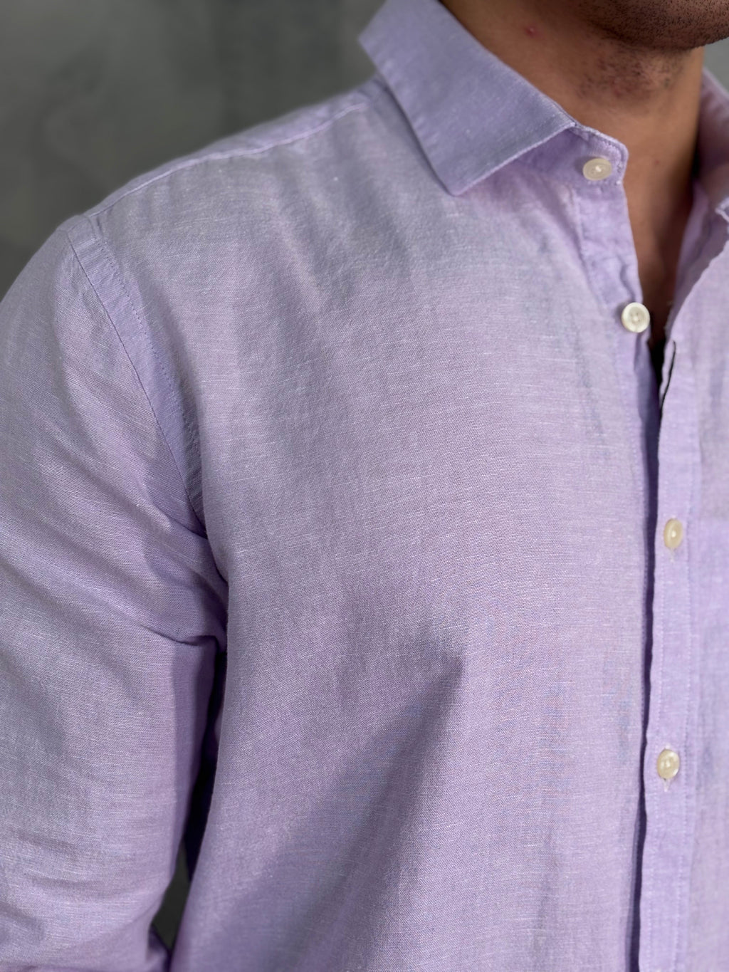 CAMISA M/L MARESIA LILÁS