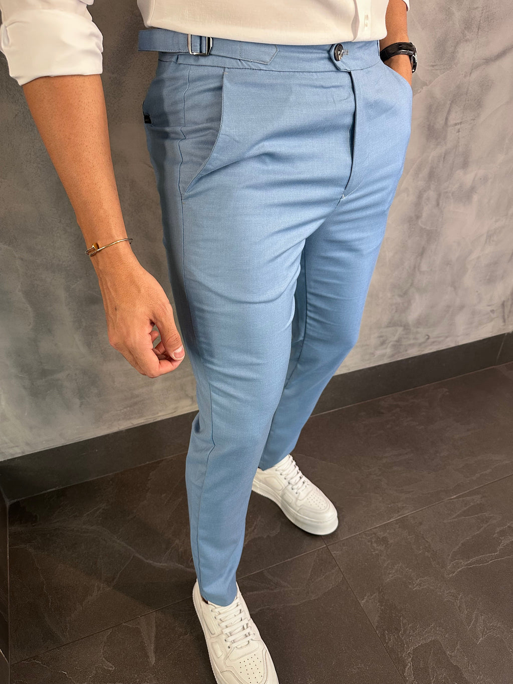 Calça Alf. Skinny Ajuste Fivela