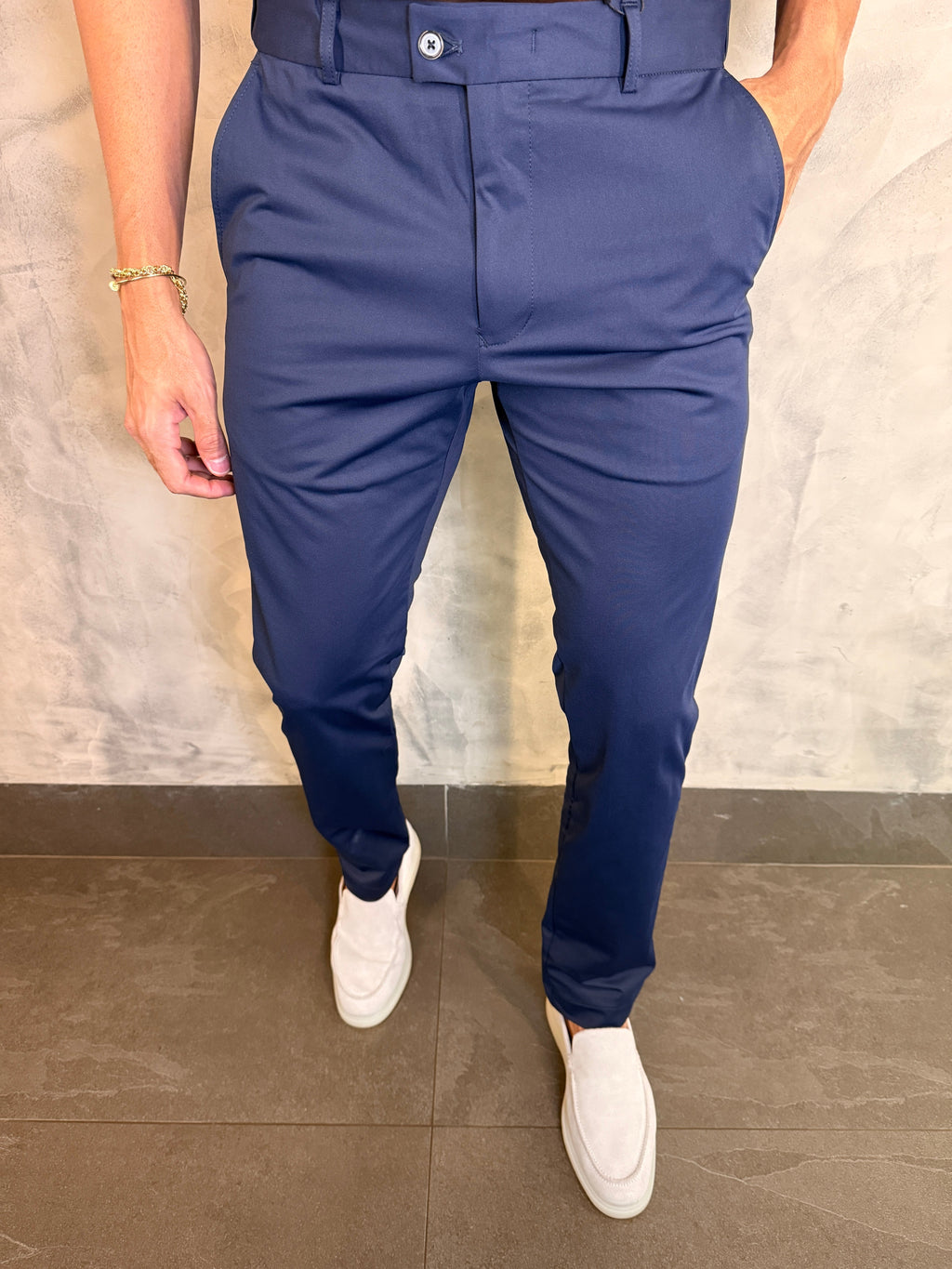 CALÇA ALF. MALHA ELASTO SLIM CINTURA ELÁSTICA