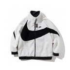 Jaqueta Nk Fleece Big Swoosh Reversível