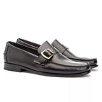 Sapato Mocassim Argentino Em Couro Sola De Couro Com Absolut Preto