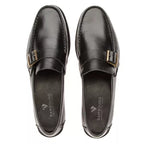 Sapato Mocassim Argentino Em Couro Sola De Couro Com Absolut Preto