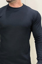 Camiseta Itália Canelada Manga Longa
