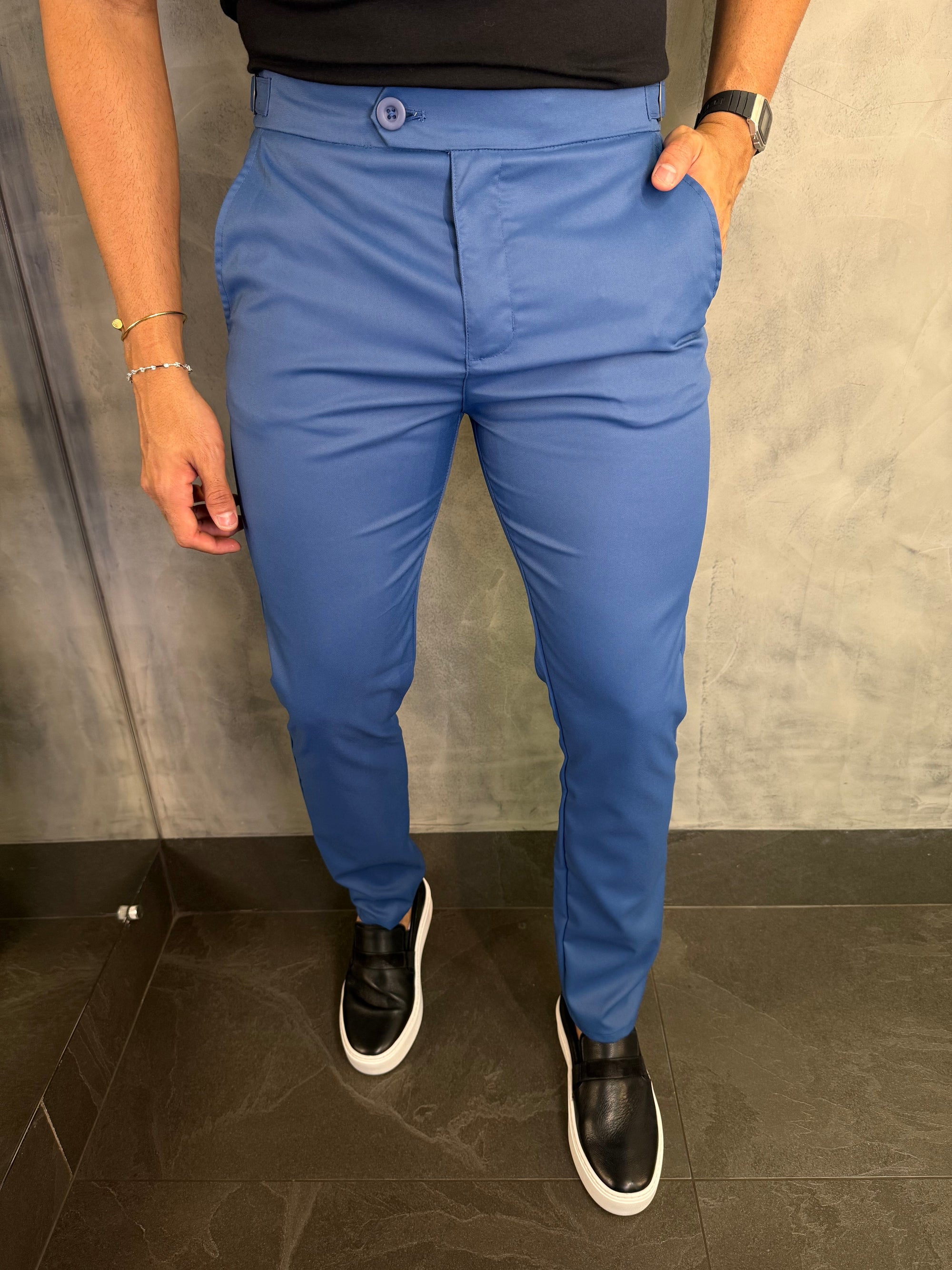 Calça Alf. Regulagem Buzios Azul Royal
