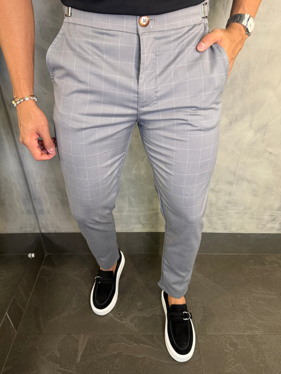 CALÇA ALF. ZURIQUE CINZA