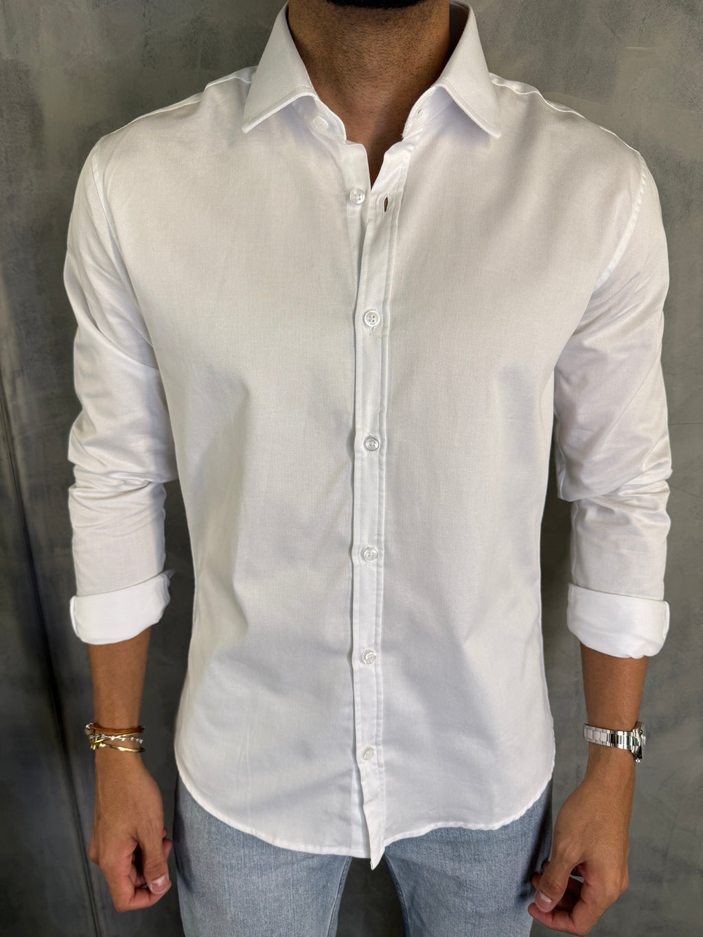 CAMISA M/L JUSTIÇA BRANCO