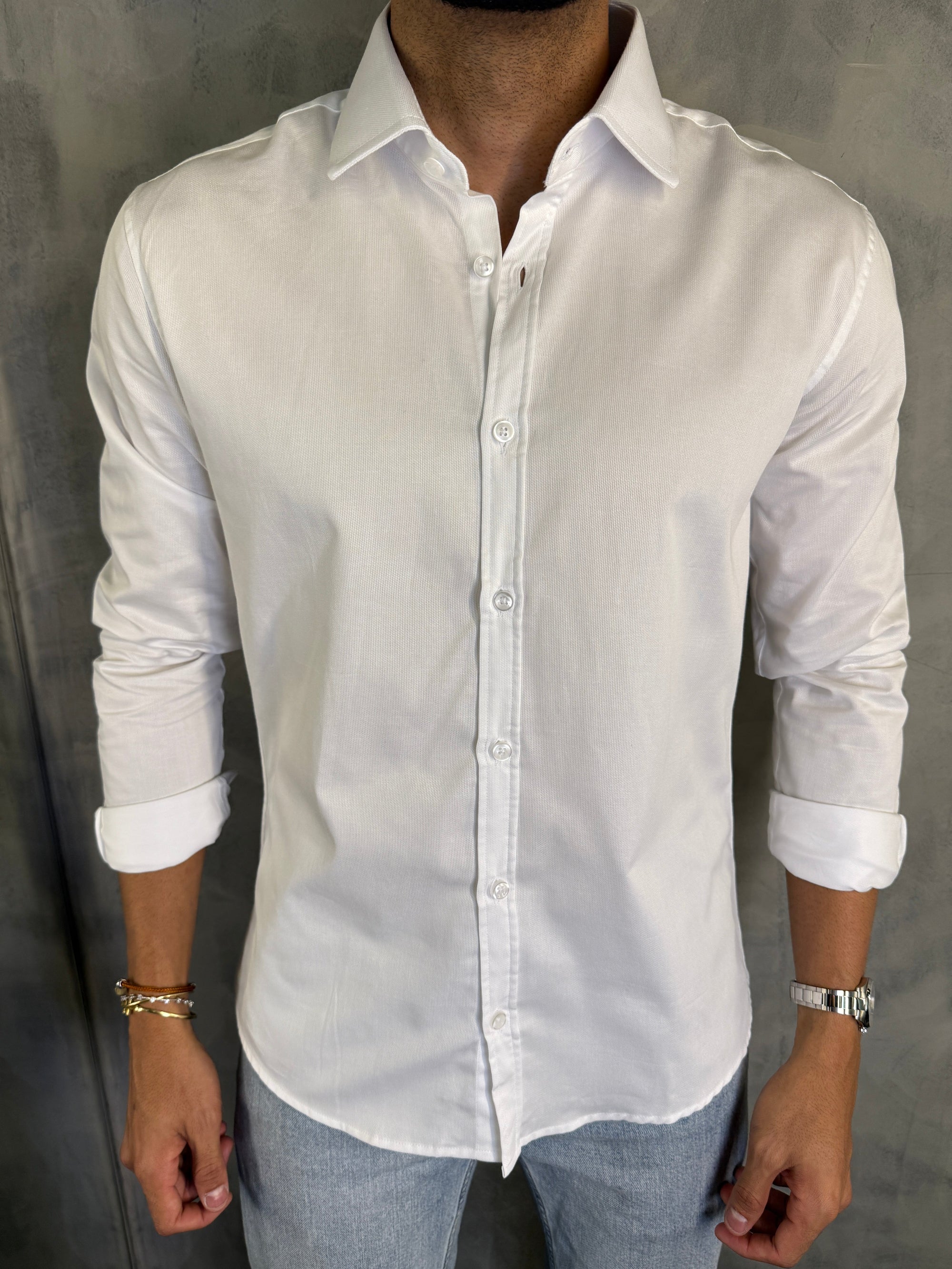 CAMISA M/L JUSTIÇA BRANCO