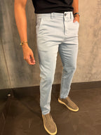 CALÇA ALF SARJA COMFORT SKINNY AZUL CLARO