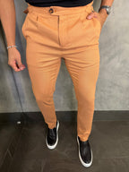 Calça Alf. Verona Linho Ponto H Terracota