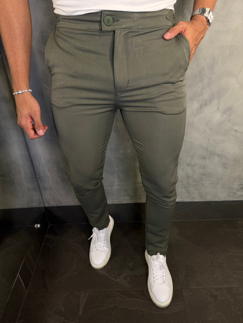 Calça Alf. Roma Verde Militar
