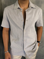 CAMISA M/C TRICOT CINZA