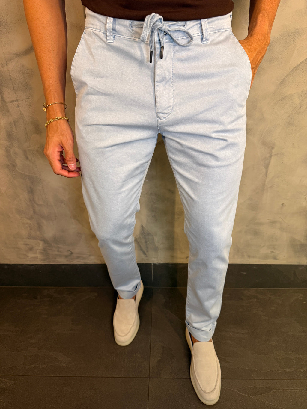 CALÇA SARJA MOLETOM SKINNY