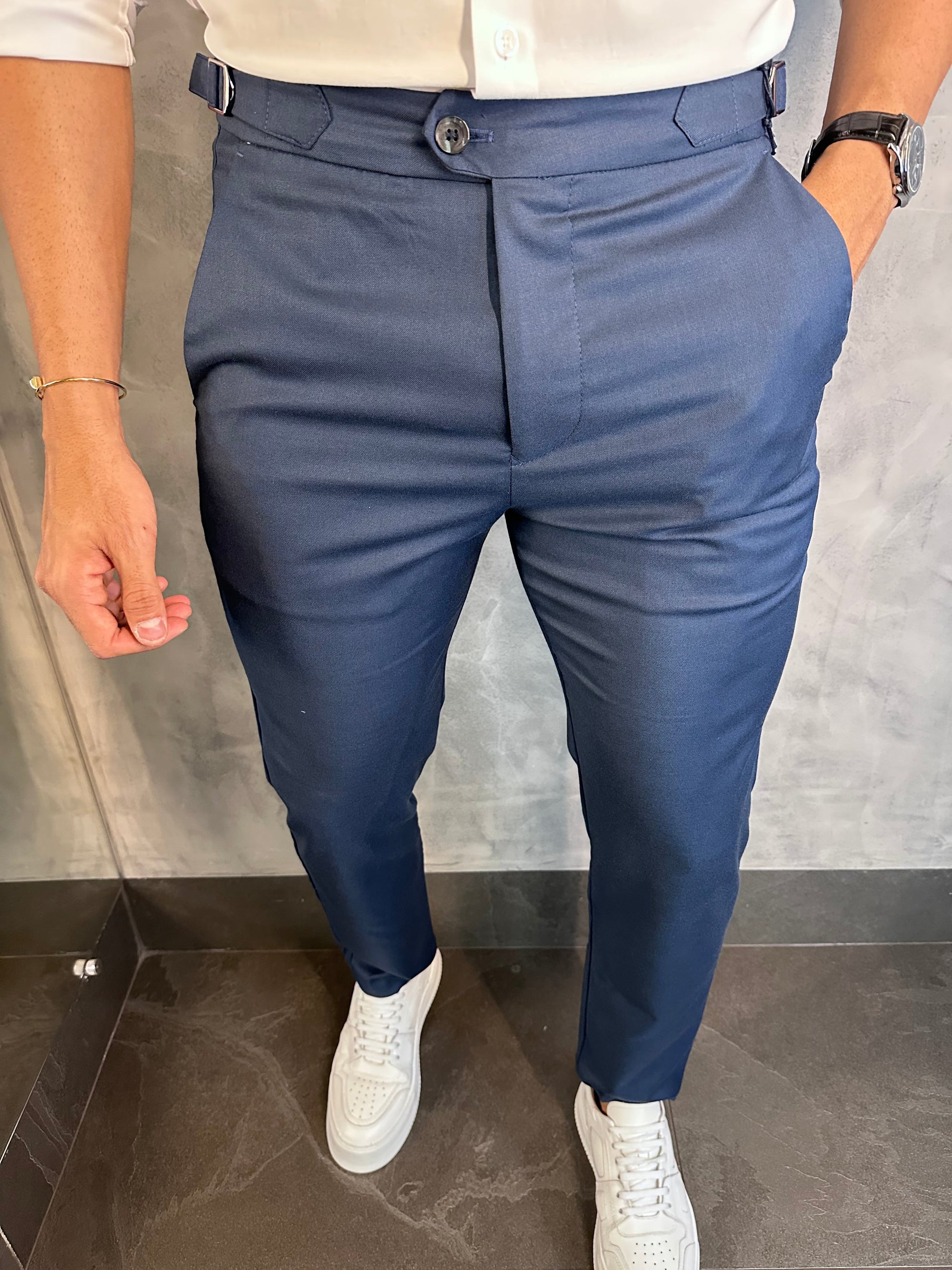Calça Alf. Skinny Ajuste Fivela
