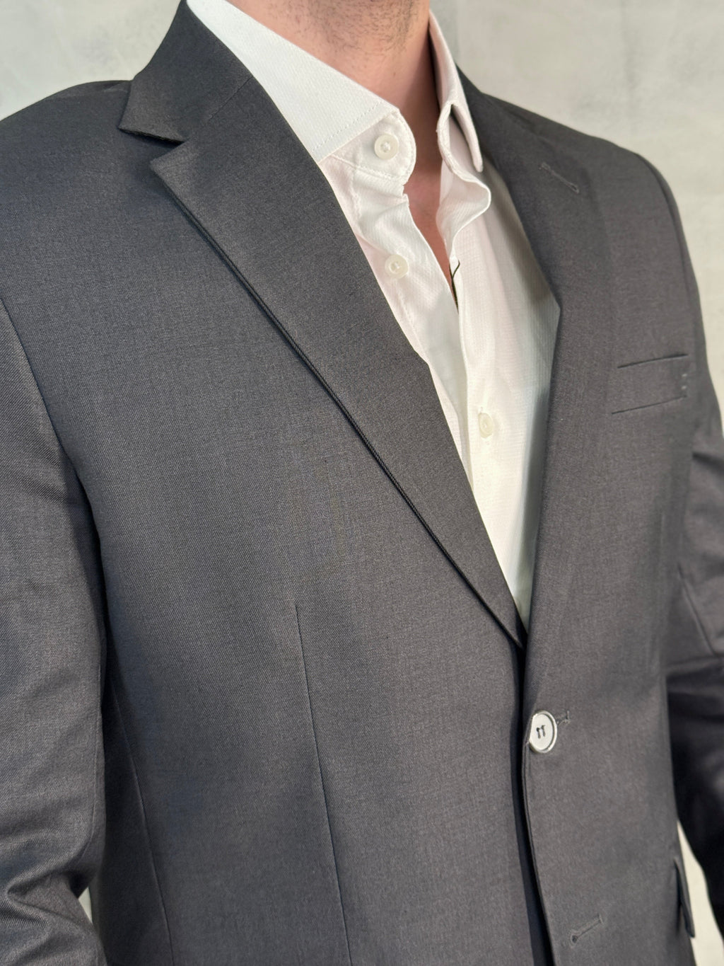 BLAZER SLIM POLIVISCOSE LAP LARGA FATIOTA CHUMBO