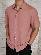 Camisa Masculina de Manga Curta