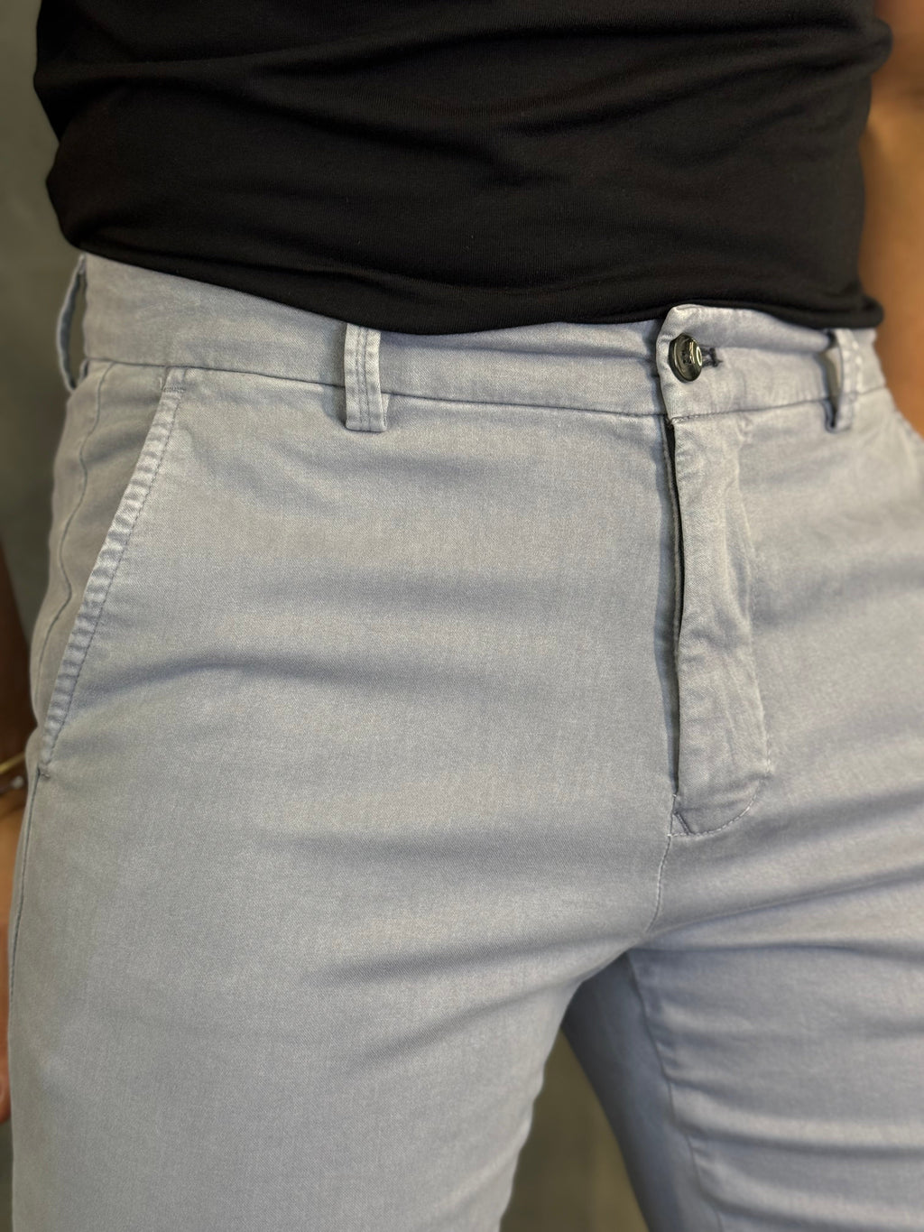 CALÇA ALF SARJA COMFORT SKINNY NIMBUS