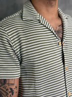 CAMISA M/C LISTRADA ANKOR