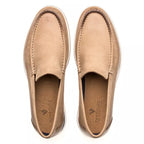 Mocassim Casual Masculino Nobuck Bege