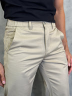 CALÇA SARJA CASUAL STRETCHC CINTURA ELÁSTICA