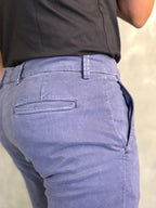 CALÇA ALF SARJA COMFORT SKINNY MARINHO