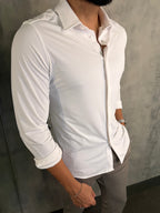 CAMISA M/L TECH POLIAMIDA BRANCO