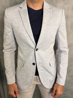 BLAZER MALHA POLIAMIDA CINZA