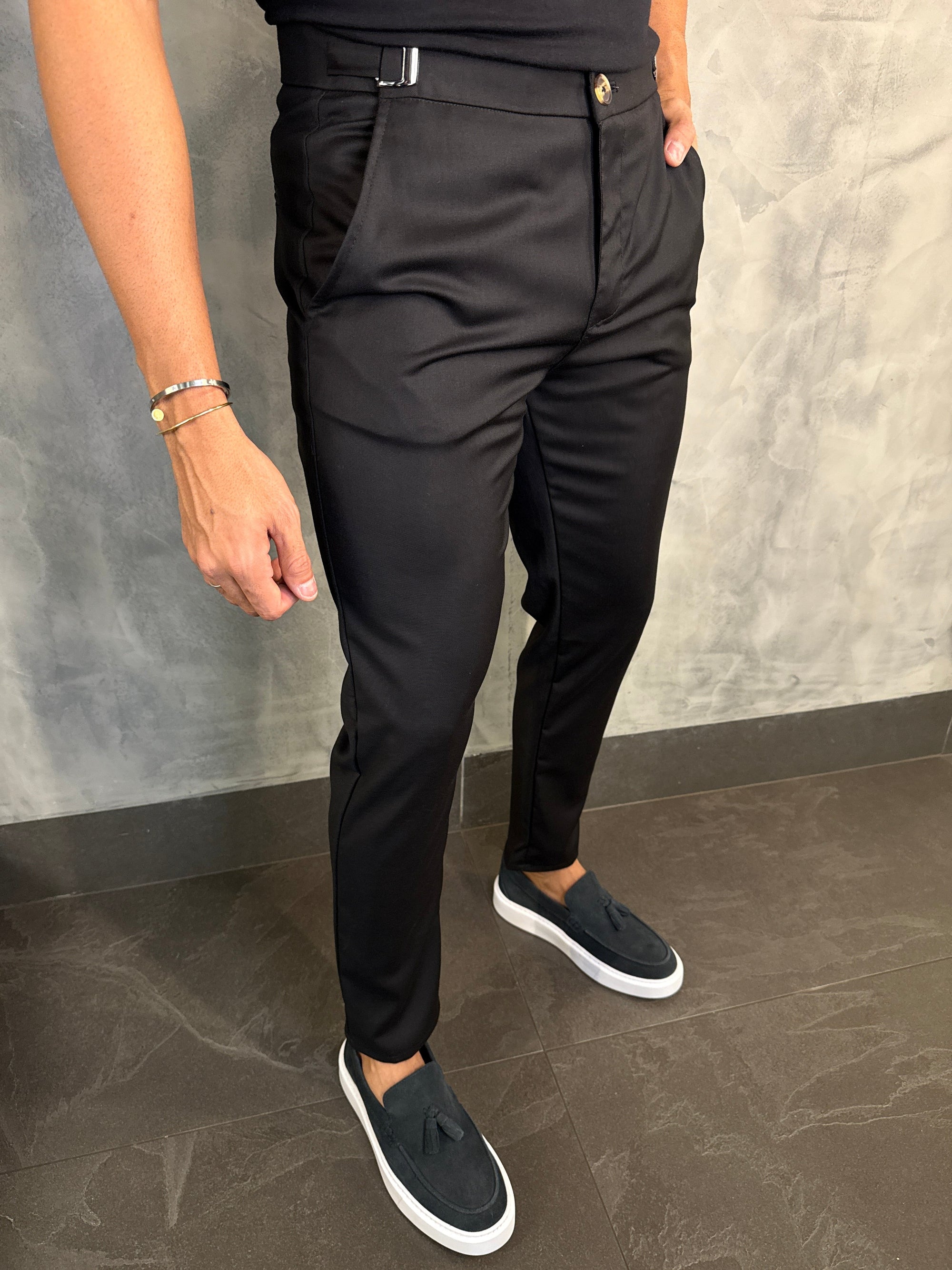 CALÇA ALF. FIRENZE PONTO H PRETO