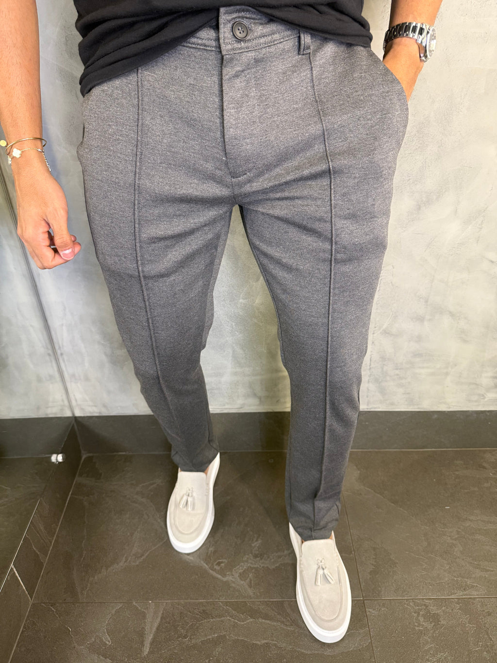 CALÇA ALF. POSITANO CHUMBO