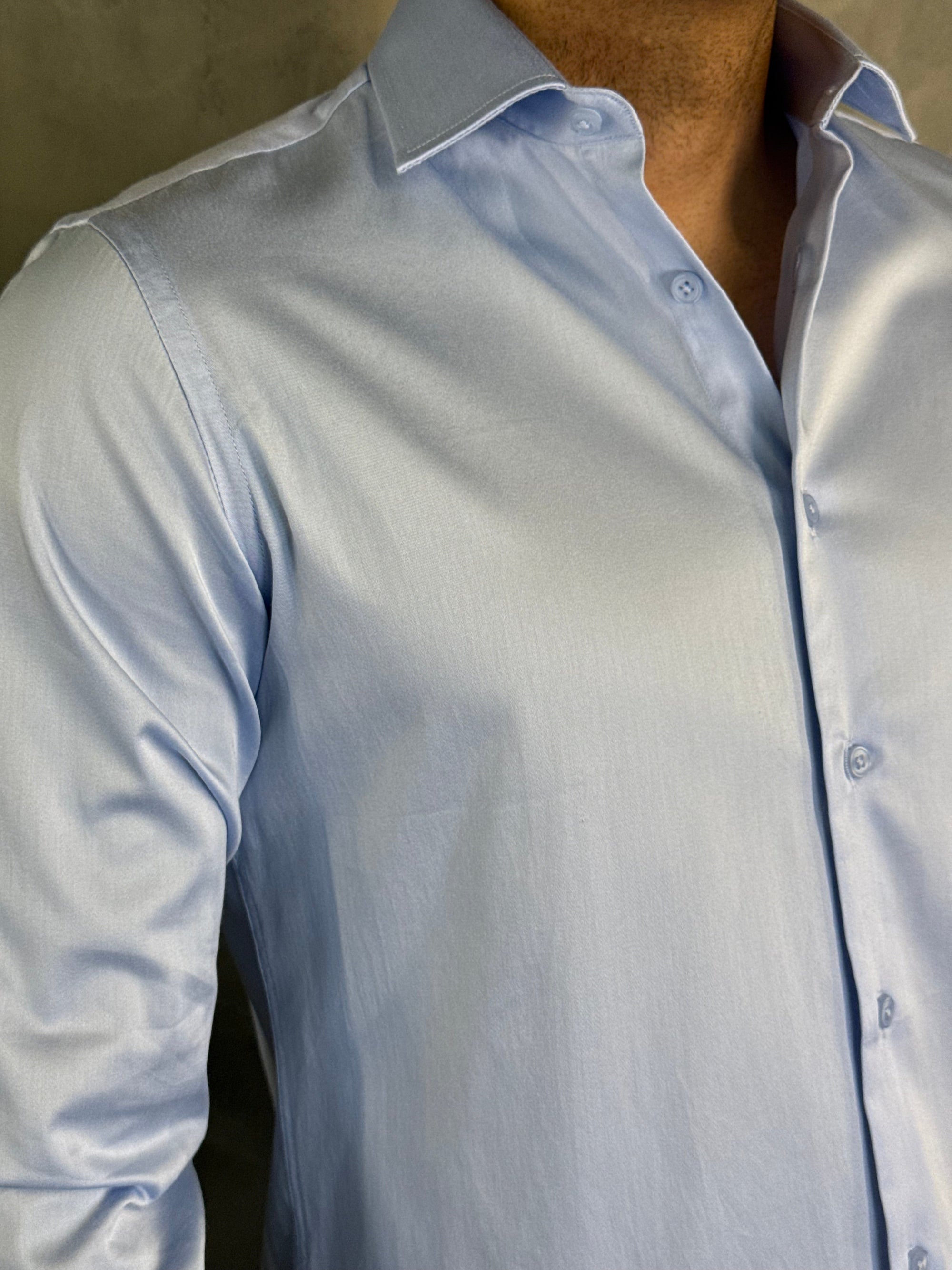 CAMISA M/L ACETINADA