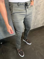 CALÇA SARJA MOLETOM SKINNY