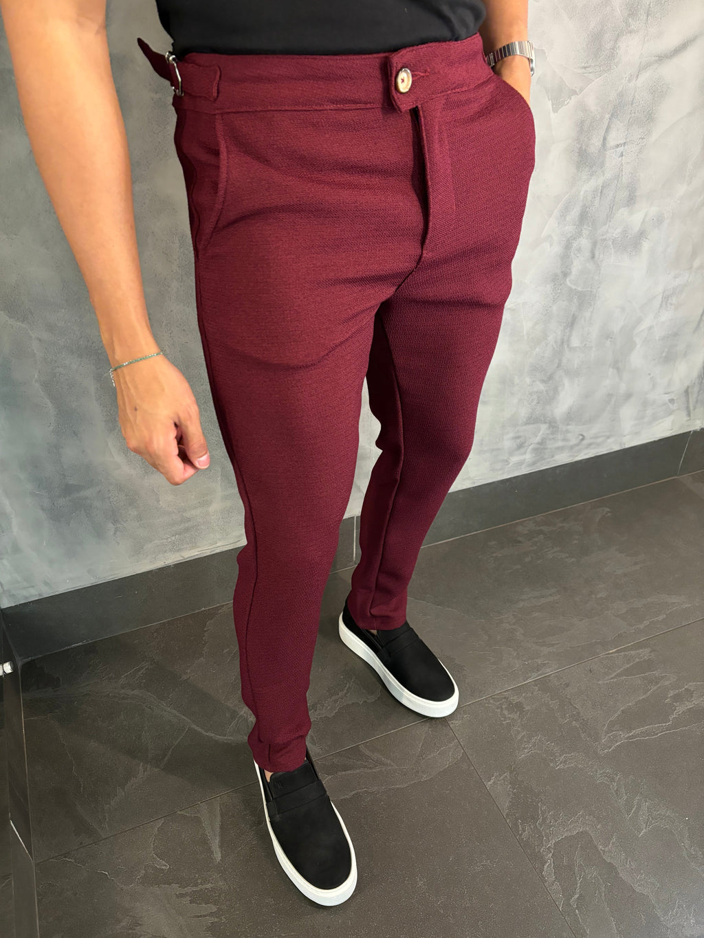 Calça Alf. Com Regulador Linhão Marsala
