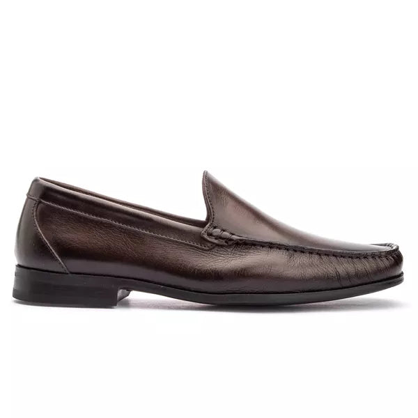 Sapato Masculino Mocassim Em Couro Absolut Café