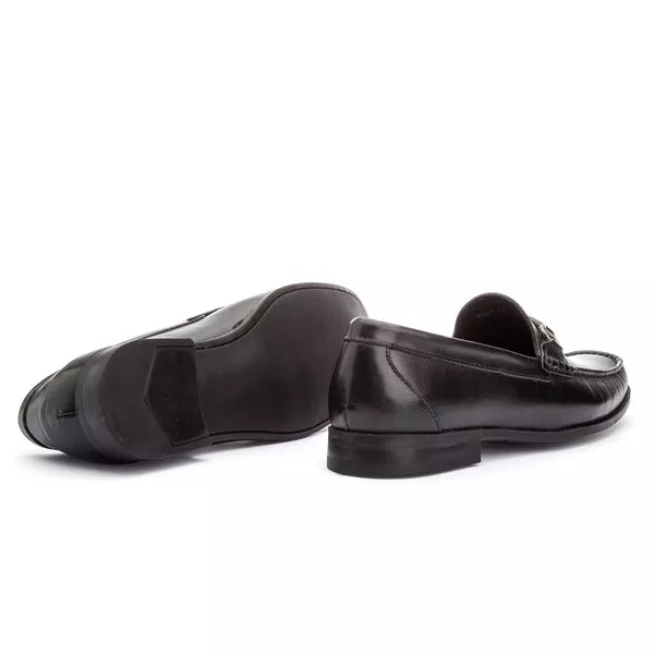 Sapato Masculino Mocassim Em Couro Preto