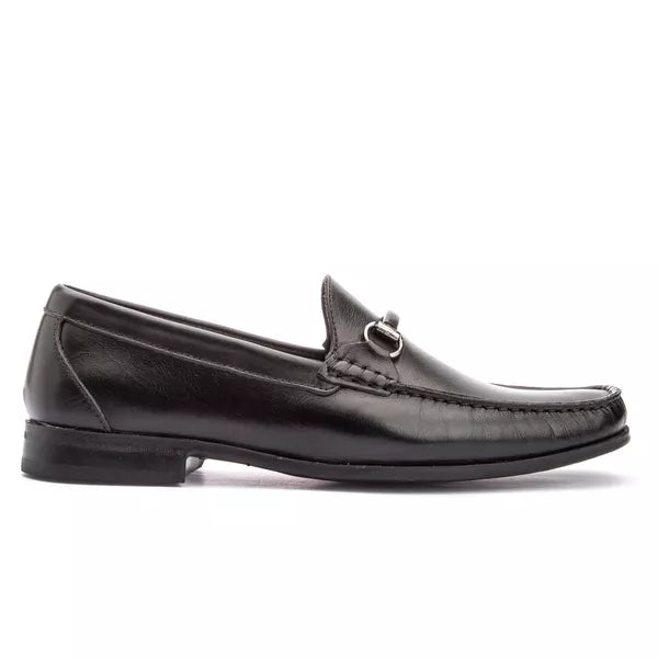 Sapato Masculino Mocassim Em Couro Preto