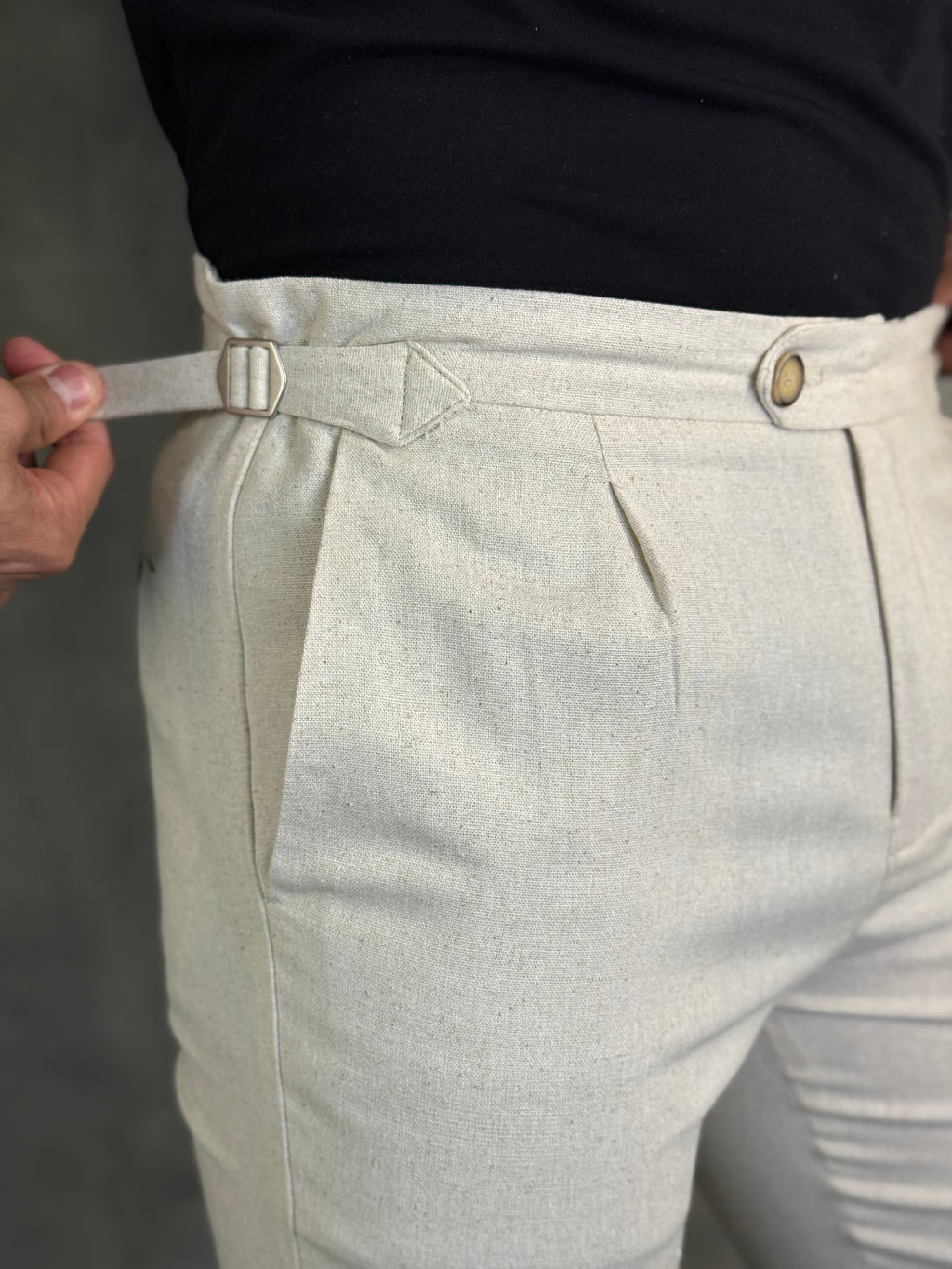 CALÇA ALF. VERONA LINHO NATURAL