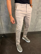 CALÇA ALF SARJA COMFORT SKINNY KHAKI