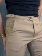 Calça Alf. Skinny Ajuste Fivela