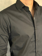 CAMISA M/L SLIM TRICOLINE C/ ELASTANO