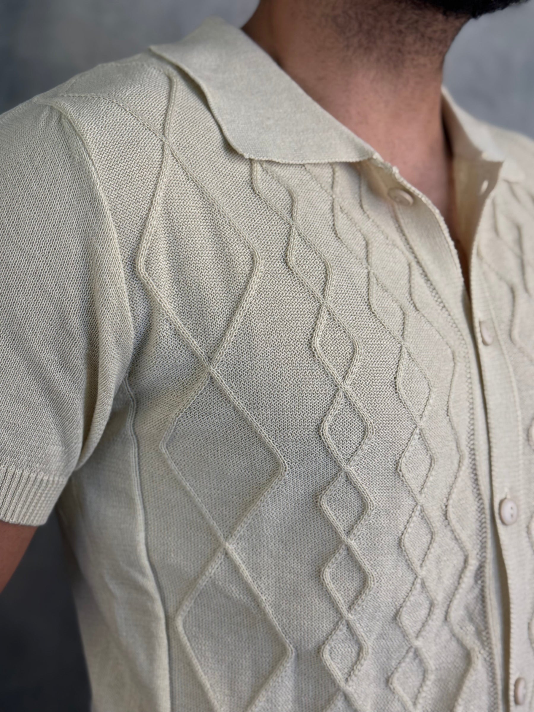 CAMISA M/C TRICOT MARBELLA PER POCHI