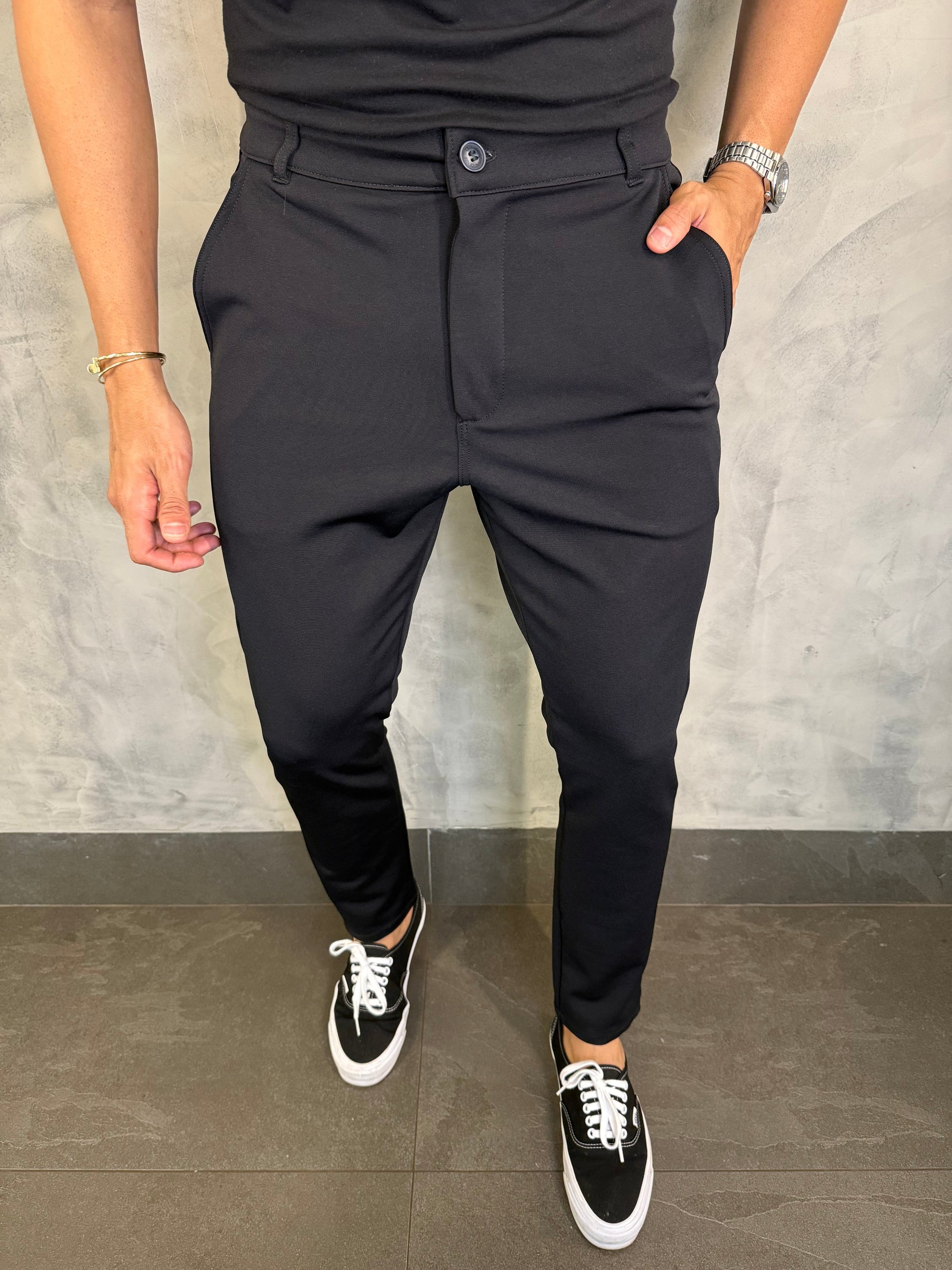 CALÇA MALHA ROMA DLZ PRETO