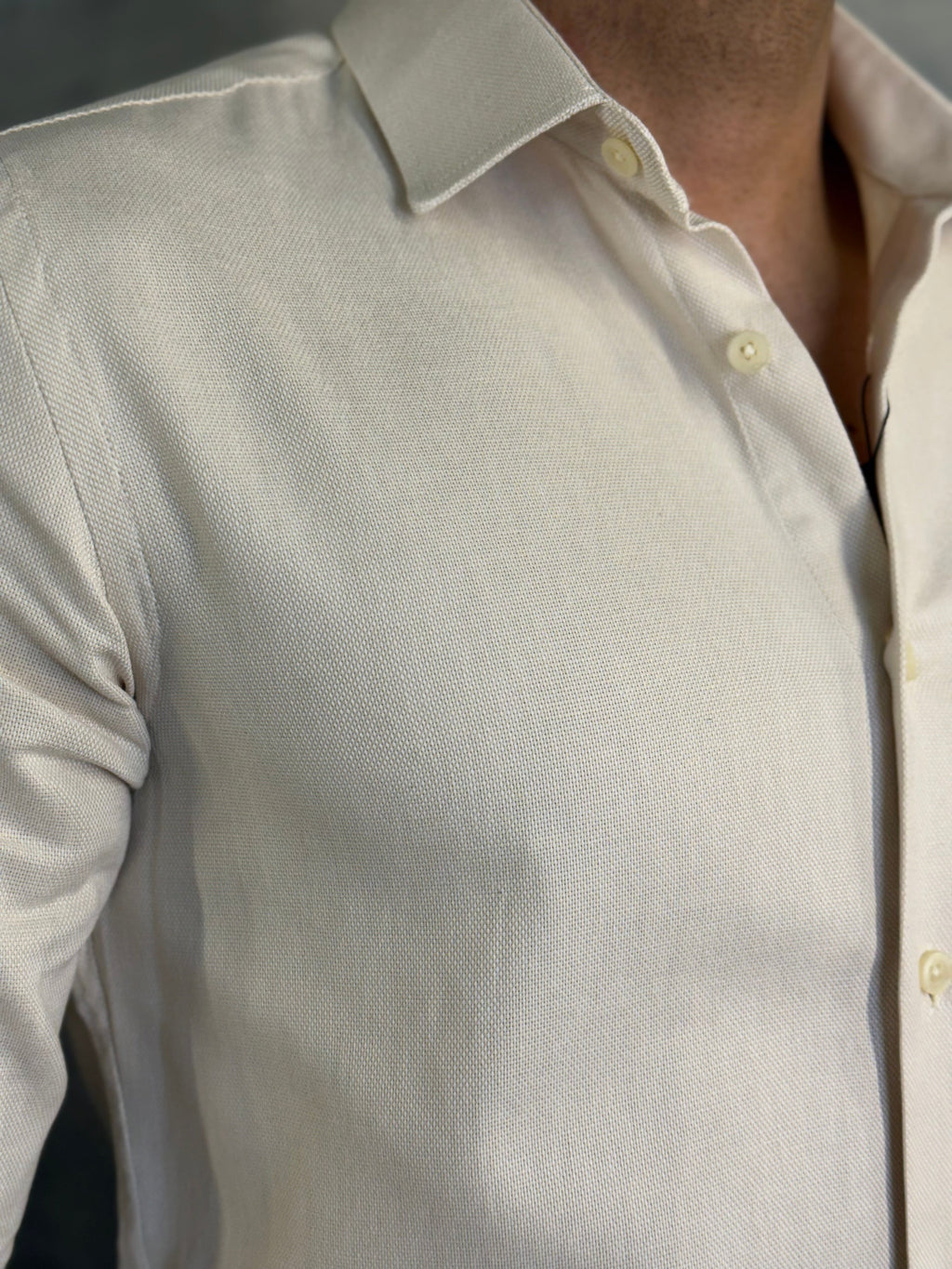 CAMISA M/L JAIPUR INDICCATTO AREIA