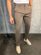 CALÇA MALHA ROMA DLZ MARROM FUNGHI