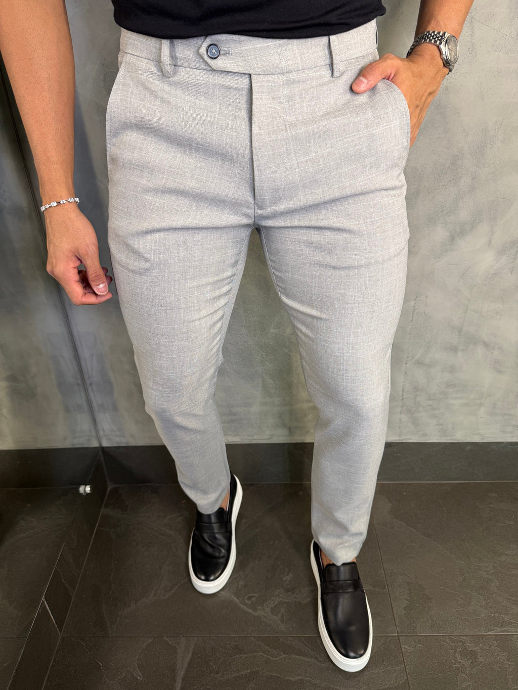 CALÇA ALF SLIM STRETCH