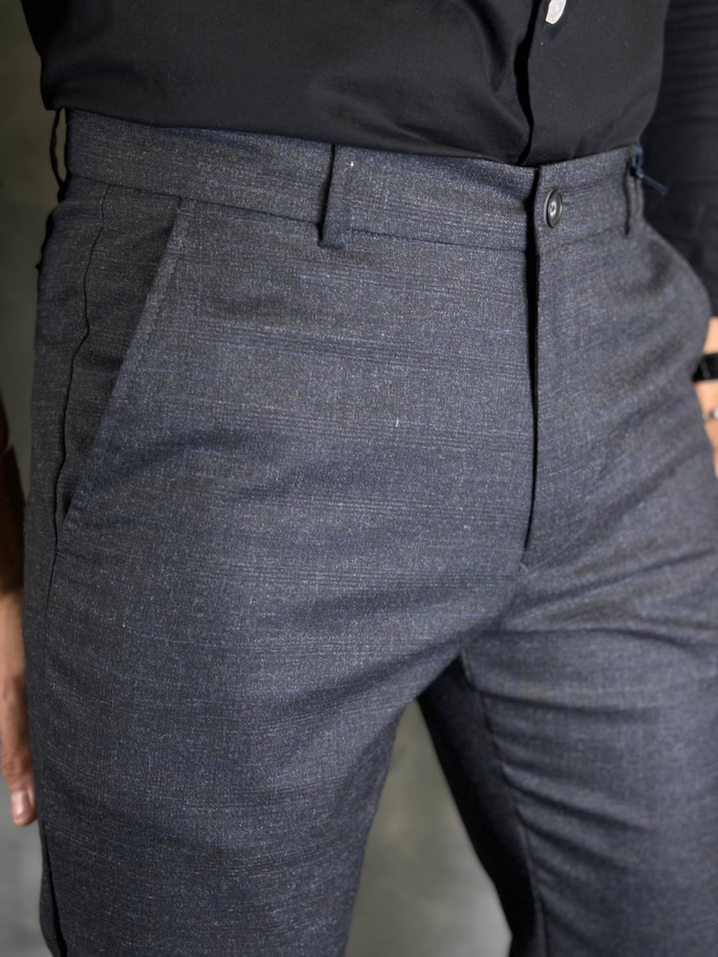 CALÇA ALF. SKINNY STRETCH XADREZ BAREZY