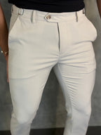CALÇA ALF ATENAS AJUSTE FIVELA AREIA