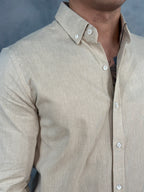 CAMISA M/L OXFORD PONTO H